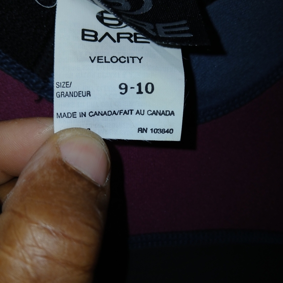 Kids Swim Coverup in Purple and Navy Size 9-10 - Picture 3 of 5